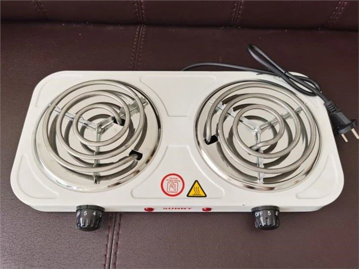 Carring Case Electric Double Burner Hot Plate Stove Travel Cook (ZG-JX20206)