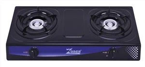Fornello a gas con pannello antiaderente nero (ZG-2050B)