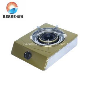 Stufa a bruciatore singolo fuoco blu in acciaio inox